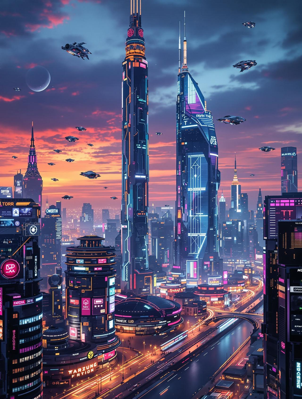 屠夫影院-未来都市-科幻短片高清海报